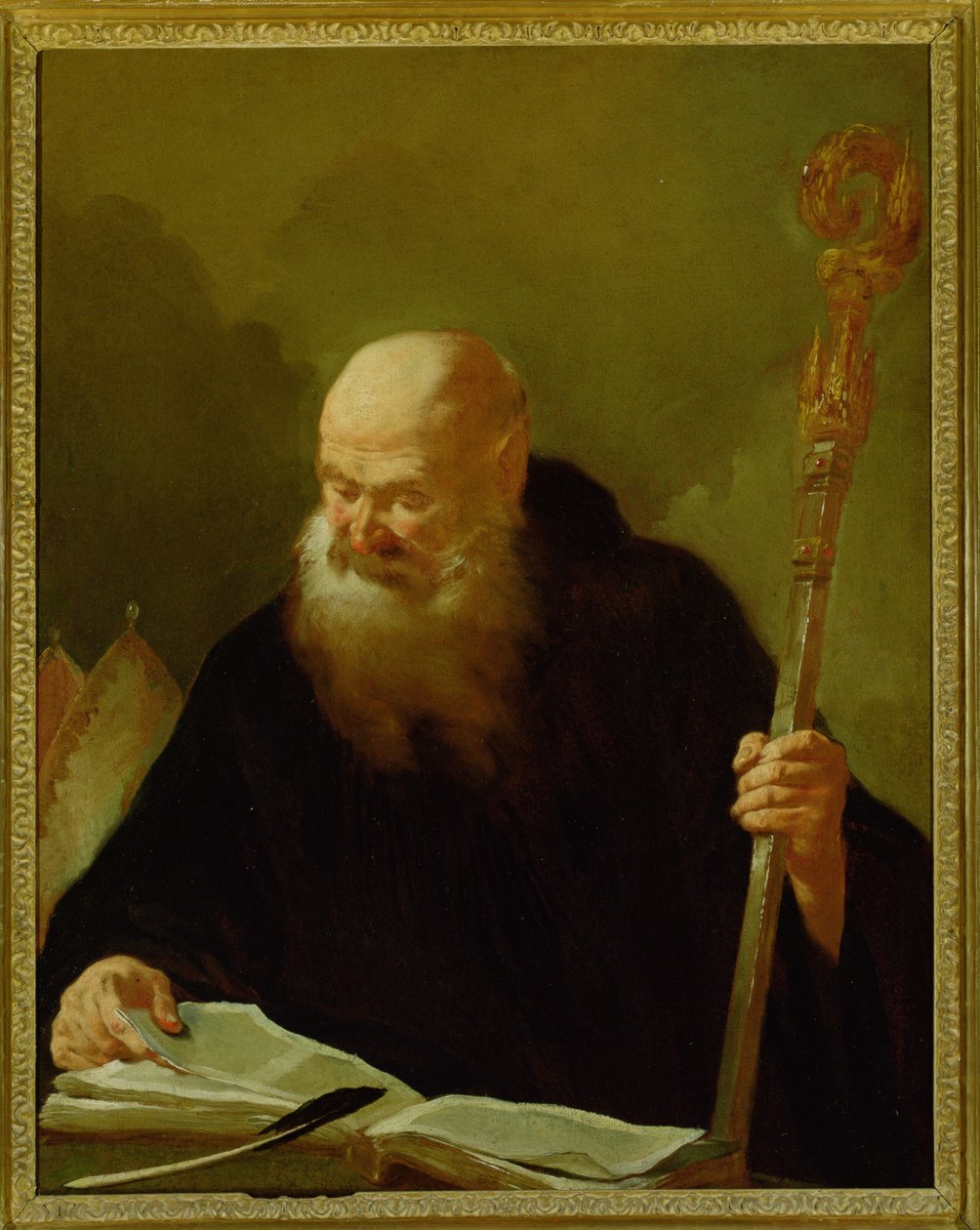 Szent Benedek alkotó: Giovanni Battista Piazzetta