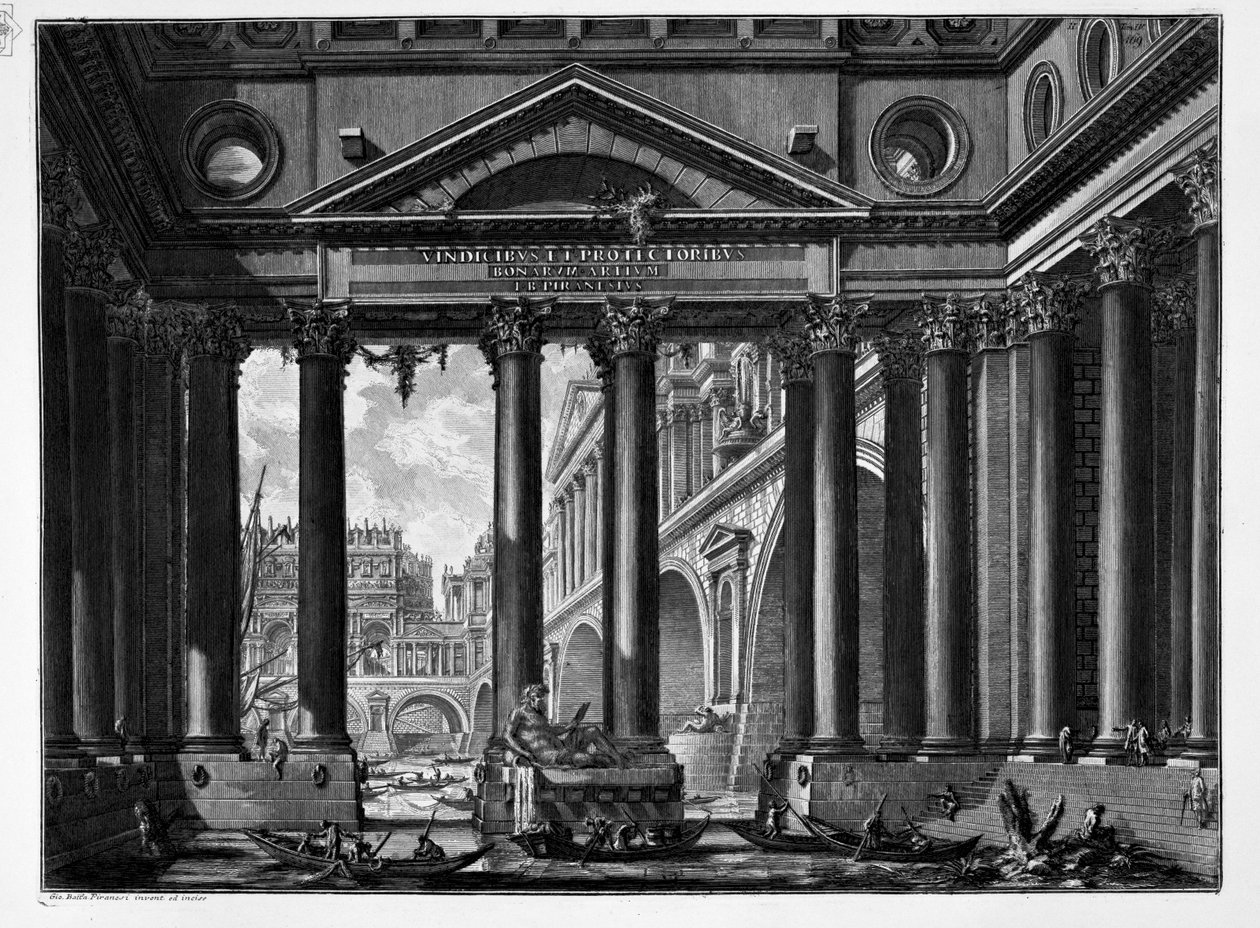 2. frontpice for 4 Vol alkotó: Giovanni-Battista Piranesi