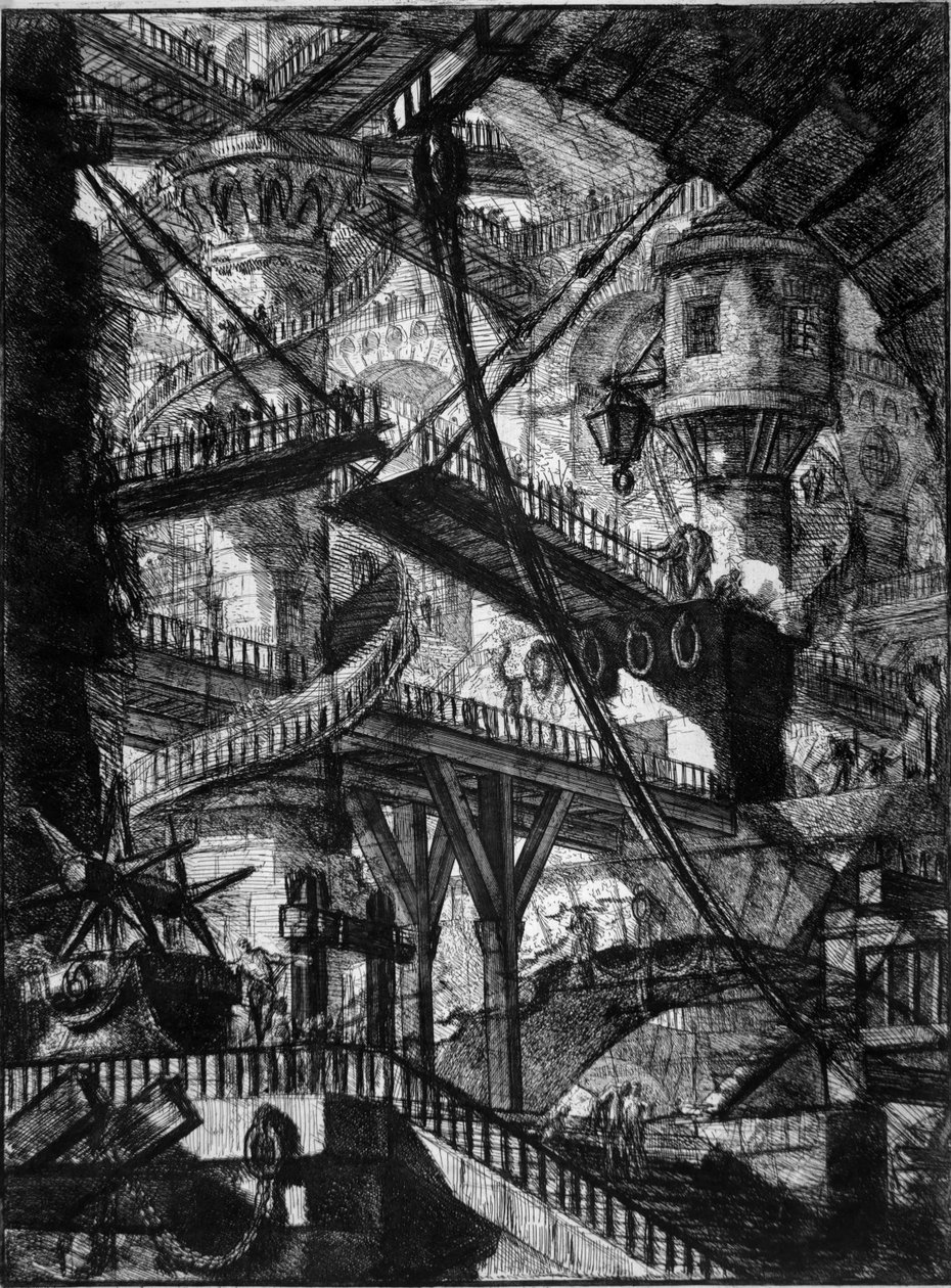 Carceri. Mappa 7 alkotó: Giovanni Battista Piranesi