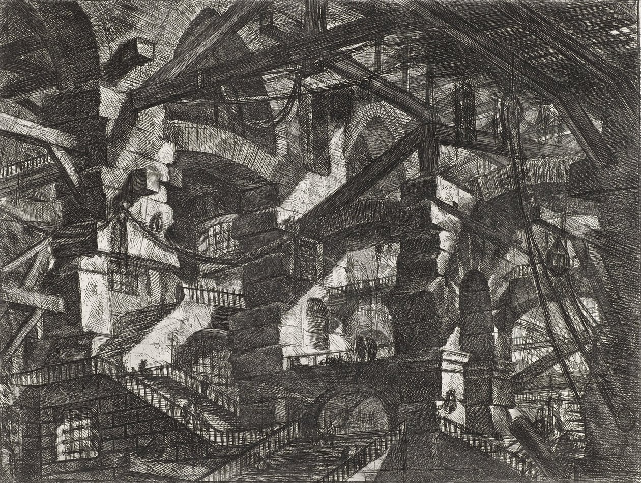 Carceri sorozat, XIV alkotó: Giovanni Battista Piranesi