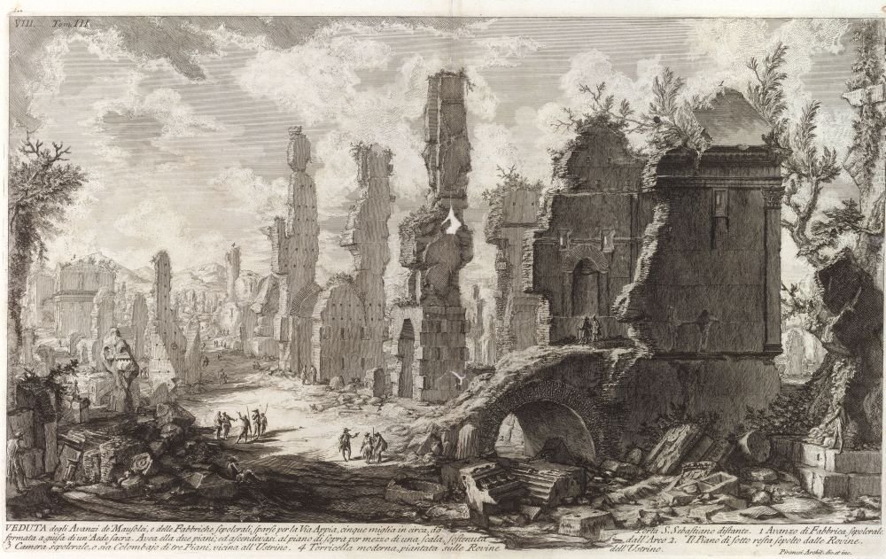 A római régiségek, III. Kötet, [2. előlap] alkotó: Giovanni Battista Piranesi