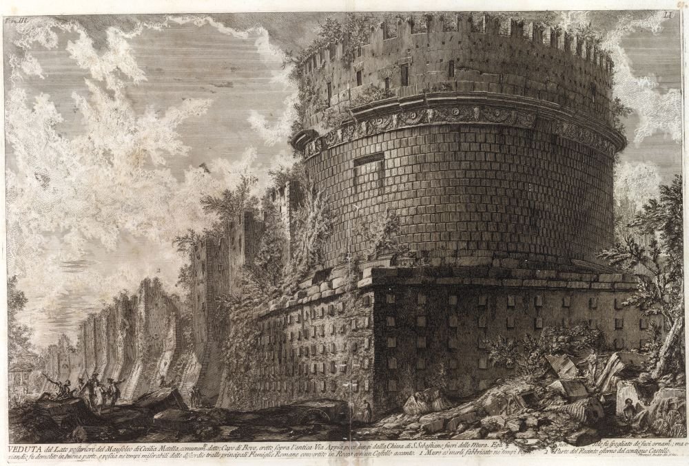 Római régiségek, III. kötet, prancha LI alkotó: Giovanni Battista Piranesi
