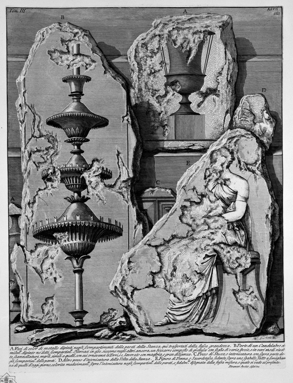Caius Cestius piramisa alkotó: Giovanni Battista Piranesi