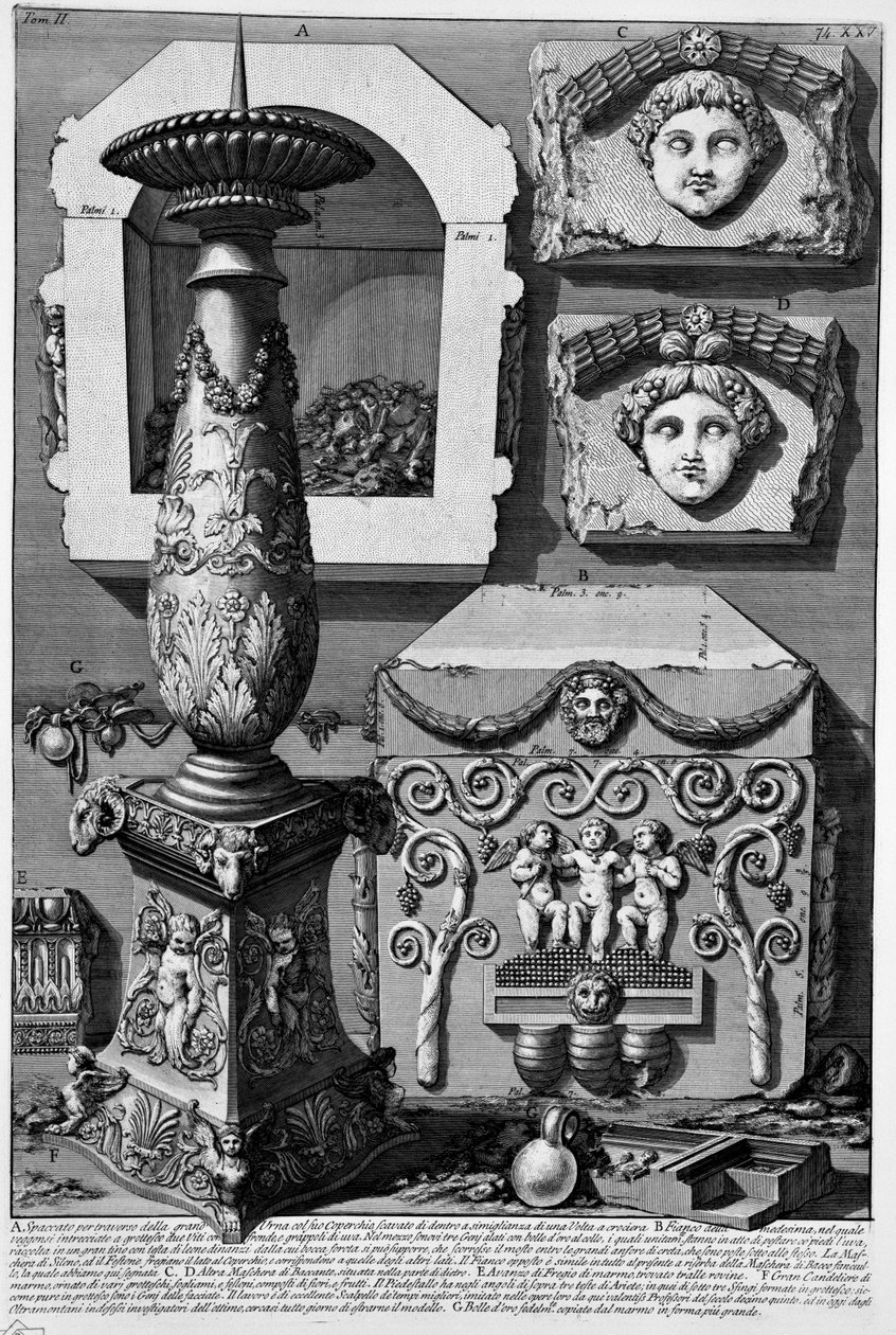 Konstantinai szarkofág alkotó: Giovanni Battista Piranesi