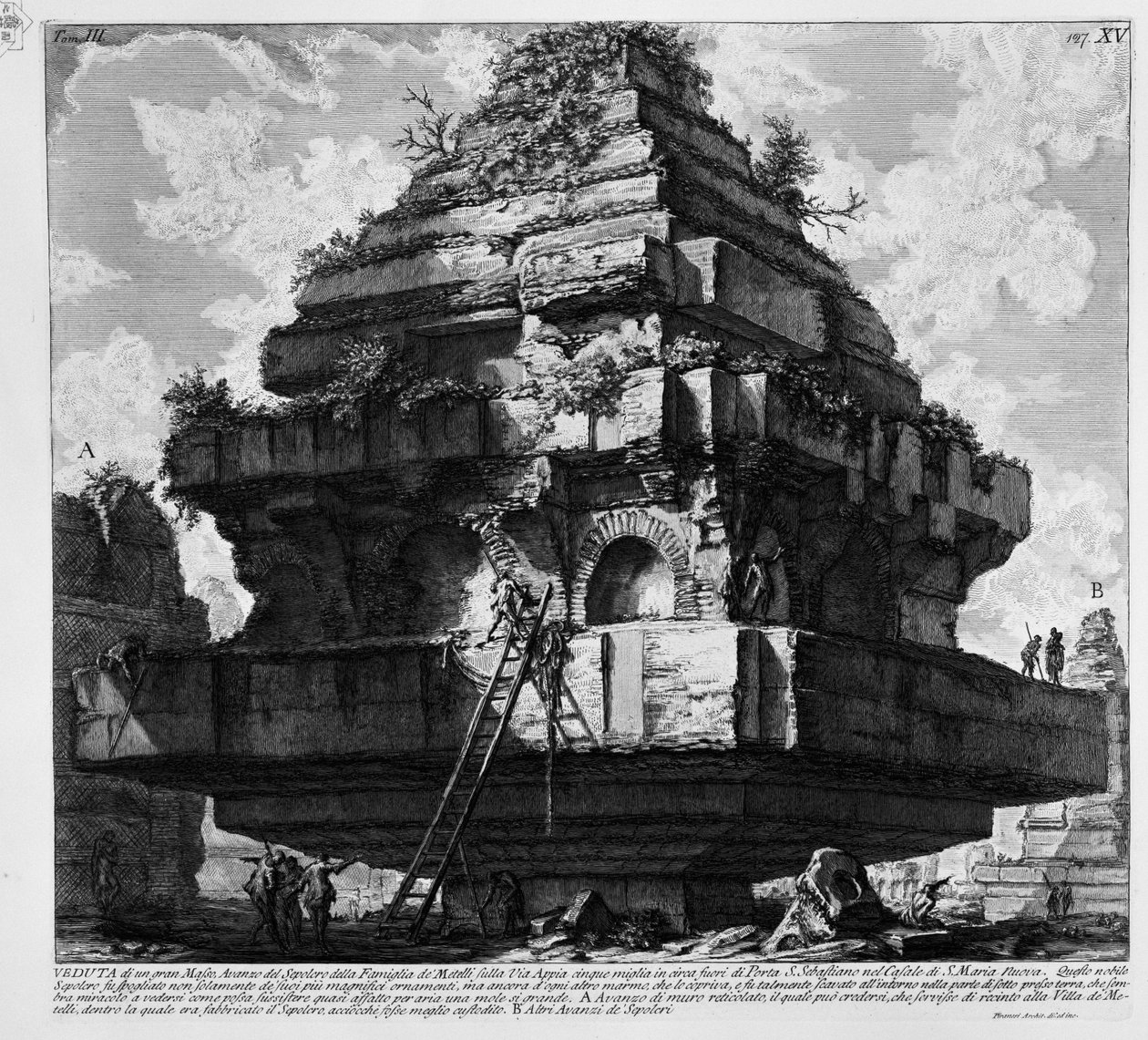 A Via Appia síremléke alkotó: Giovanni Battista Piranesi