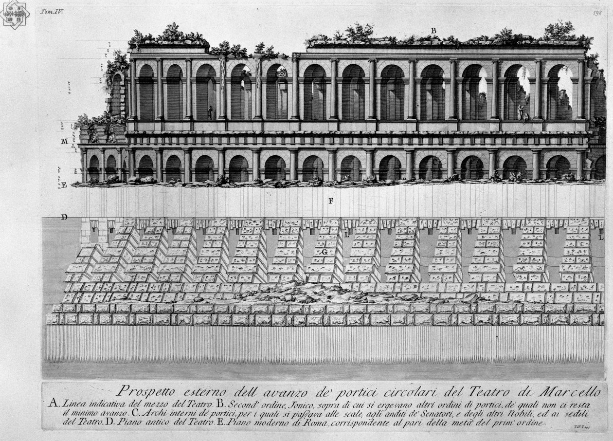 Marcellus Színház alkotó: Giovanni Battista Piranesi