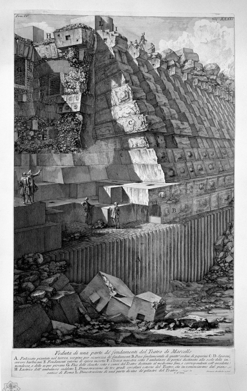 Marcellus Színház alkotó: Giovanni Battista Piranesi