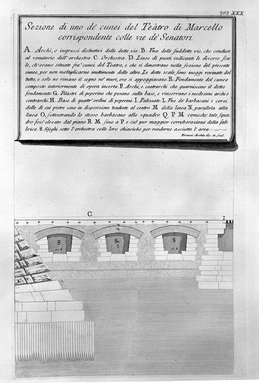 Marcellus Színház alkotó: Giovanni Battista Piranesi