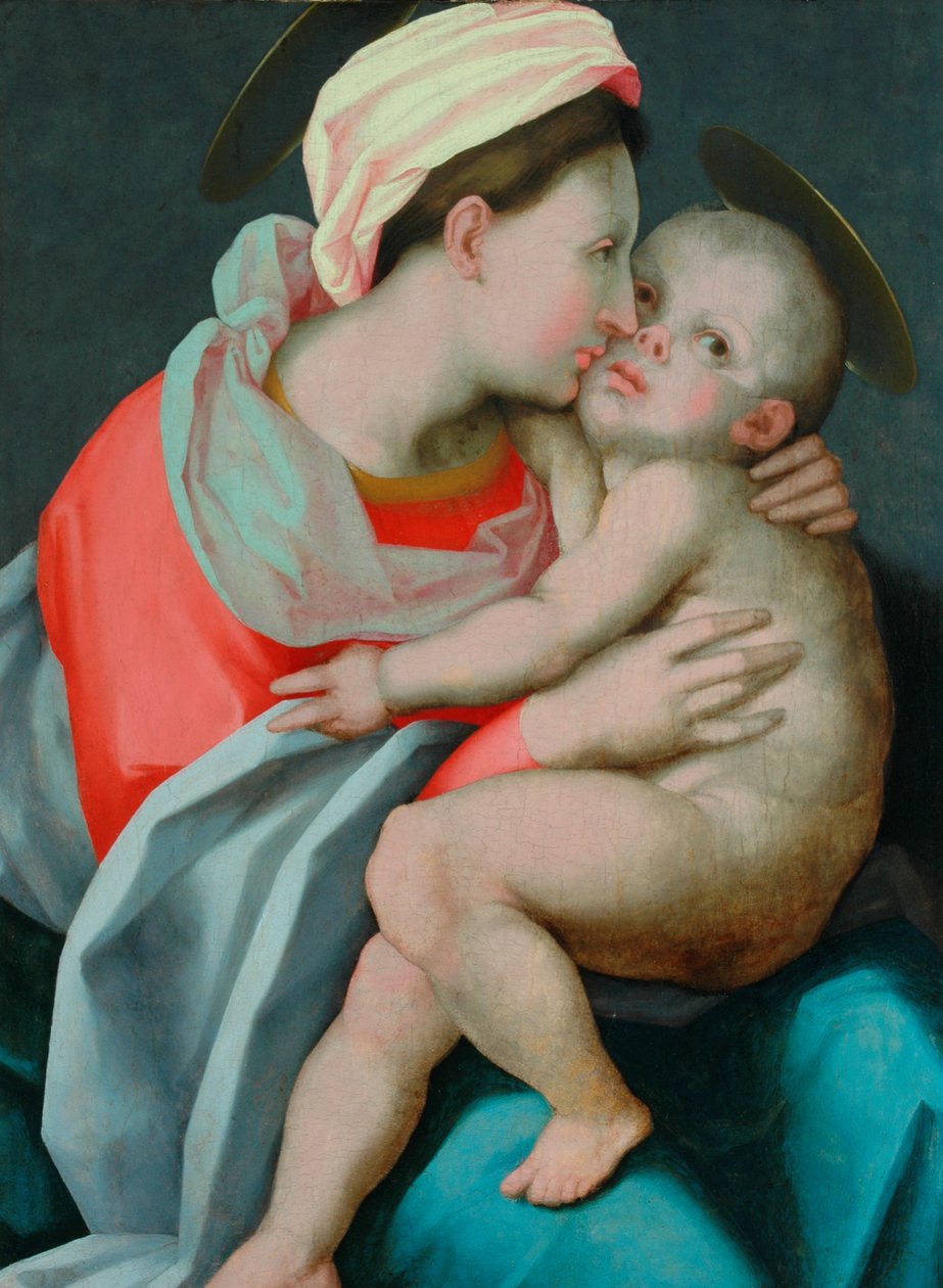 Madonna és gyermeke alkotó: Giovanni Battista Rosso Fiorentino