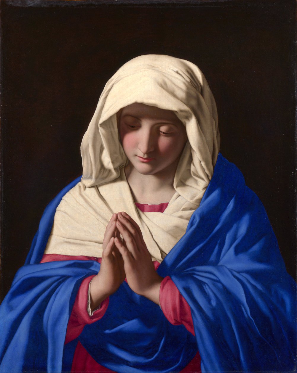 Imádkozó szűz alkotó: Giovanni Battista Salvi da Sassoferrato