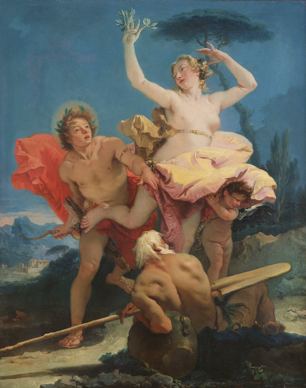 Apollo és Daphne, 1743-44 körül alkotó: Giovanni Battista Tiepolo