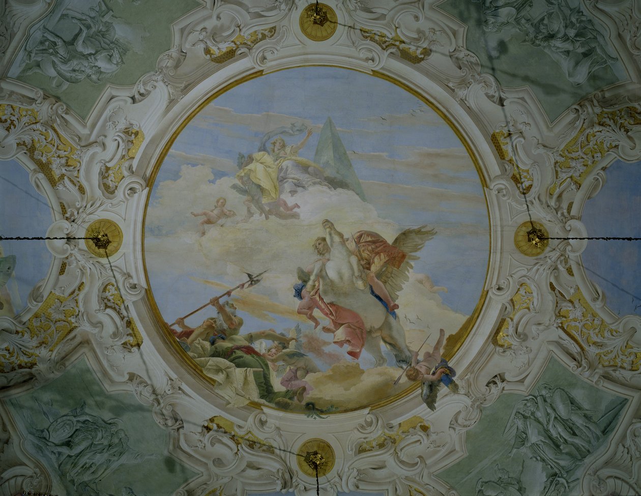 Bellerophon lovagló Pegazus, 1746-47 körül alkotó: Giovanni Battista Tiepolo