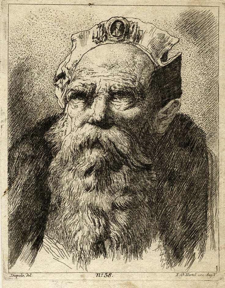Egy öregember portréja alkotó: Giovanni Battista Tiepolo