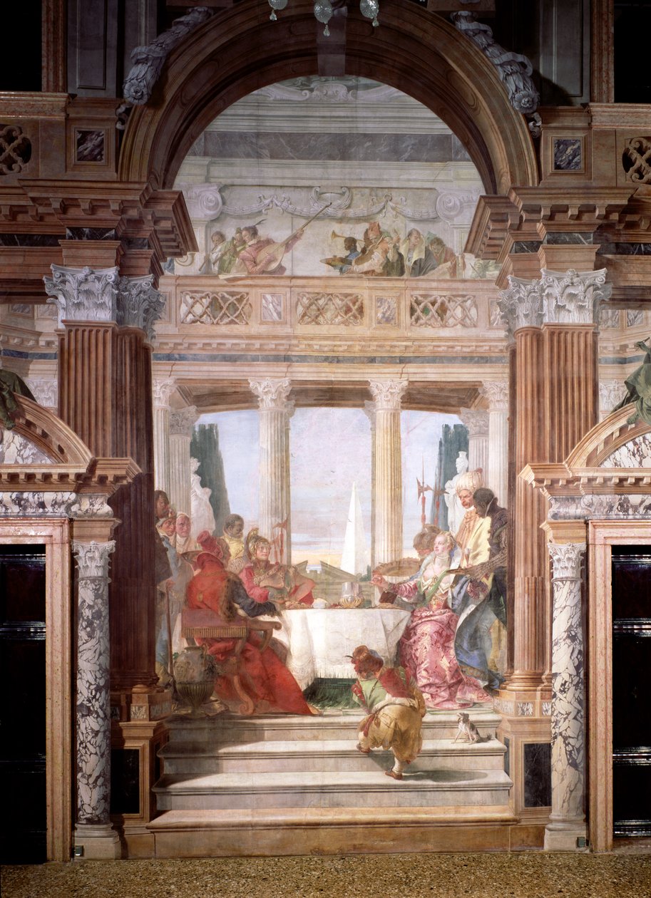 Kleopátra bankettje, 1747-50 (részletekért lásd: 176768) alkotó: Giovanni Battista Tiepolo