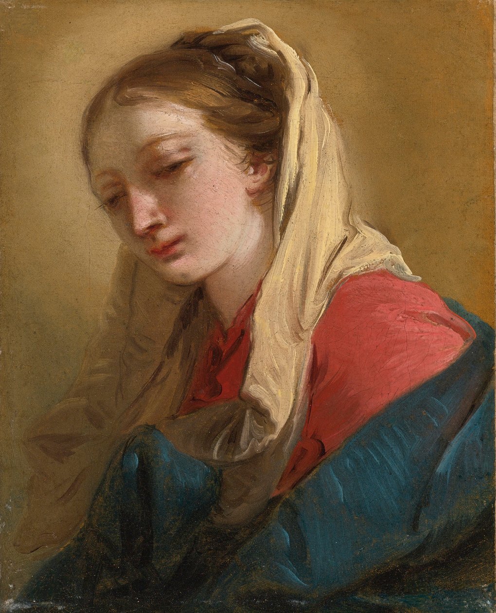 Mária Magdolna fehér fátyolban alkotó: Giovanni Battista Tiepolo