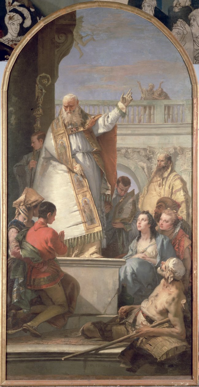 Szent Patrik csodája, 1746 körül alkotó: Giovanni Battista Tiepolo