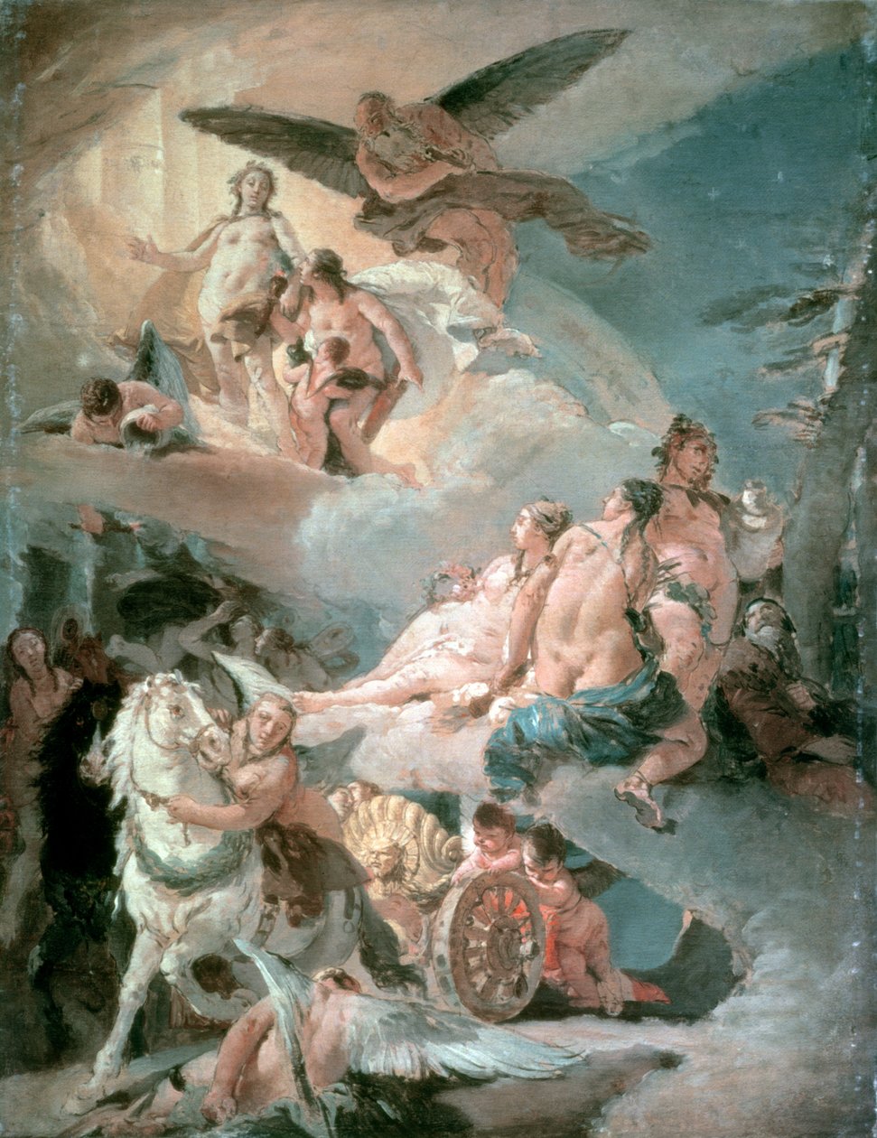 Phaethon és Apollo alkotó: Giovanni Battista Tiepolo