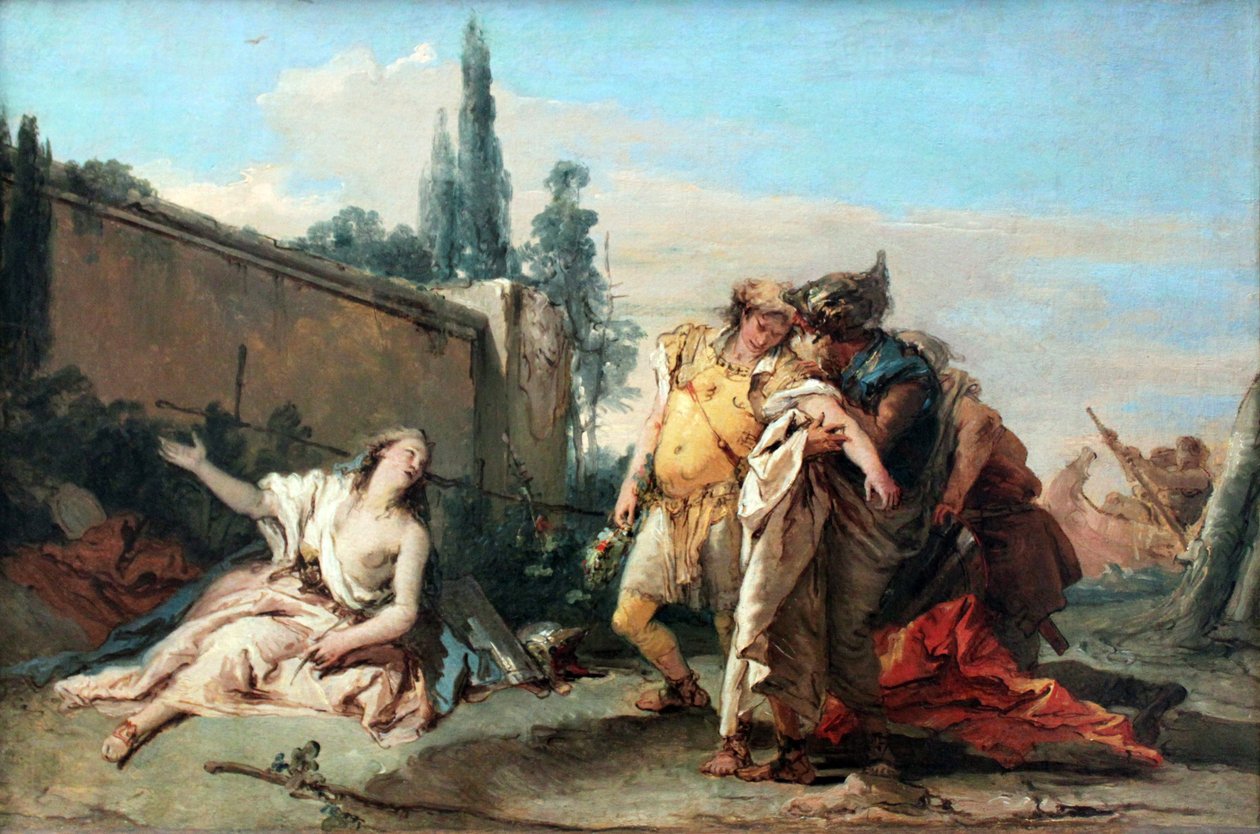 Rinaldo búcsú Armidától alkotó: Giovanni Battista Tiepolo