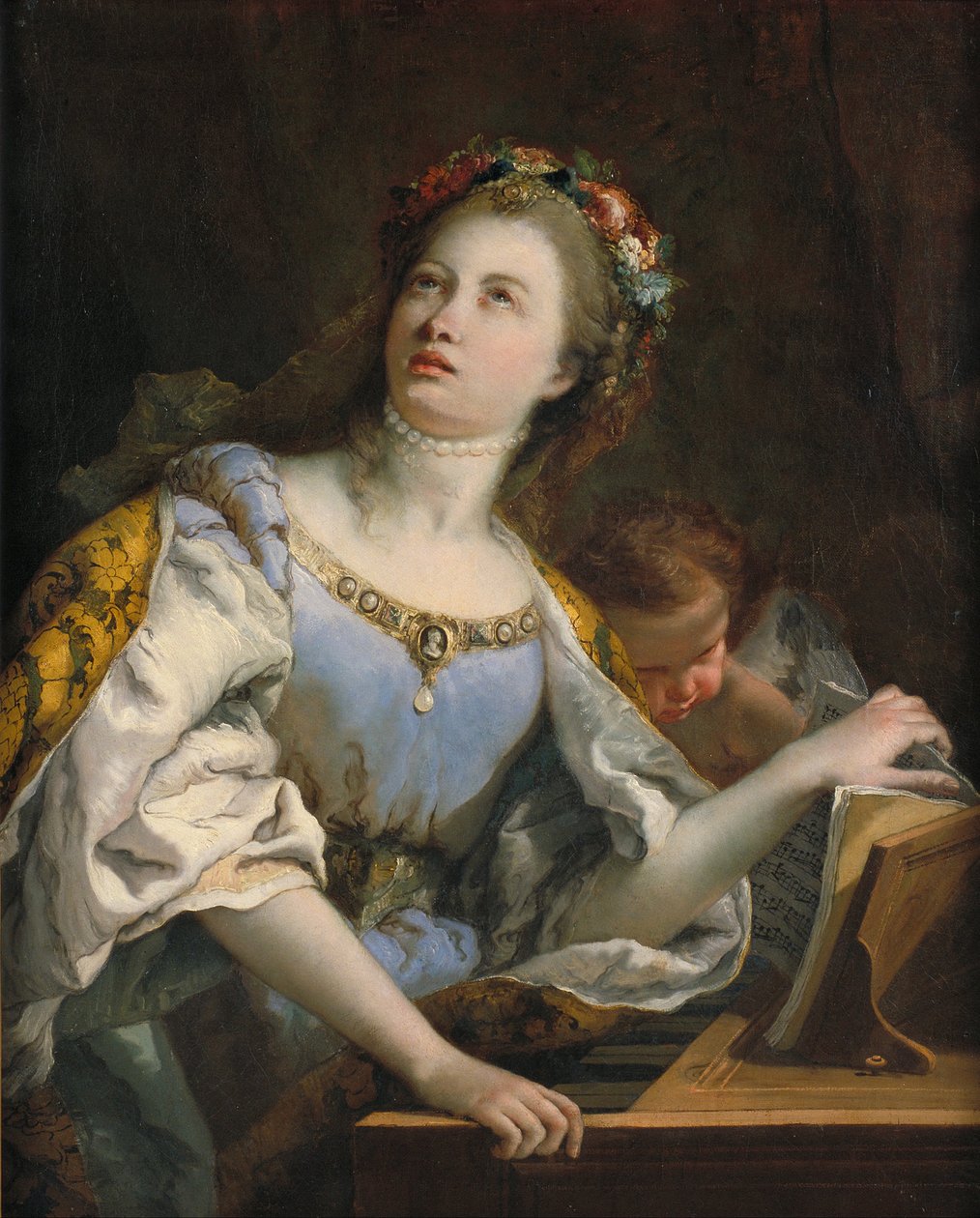 Szent Cecilia alkotó: Giovanni Battista Tiepolo