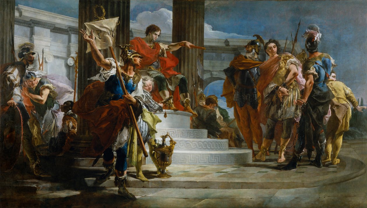 Scipio Africanus szabaduló Massiva alkotó: Giovanni Battista Tiepolo