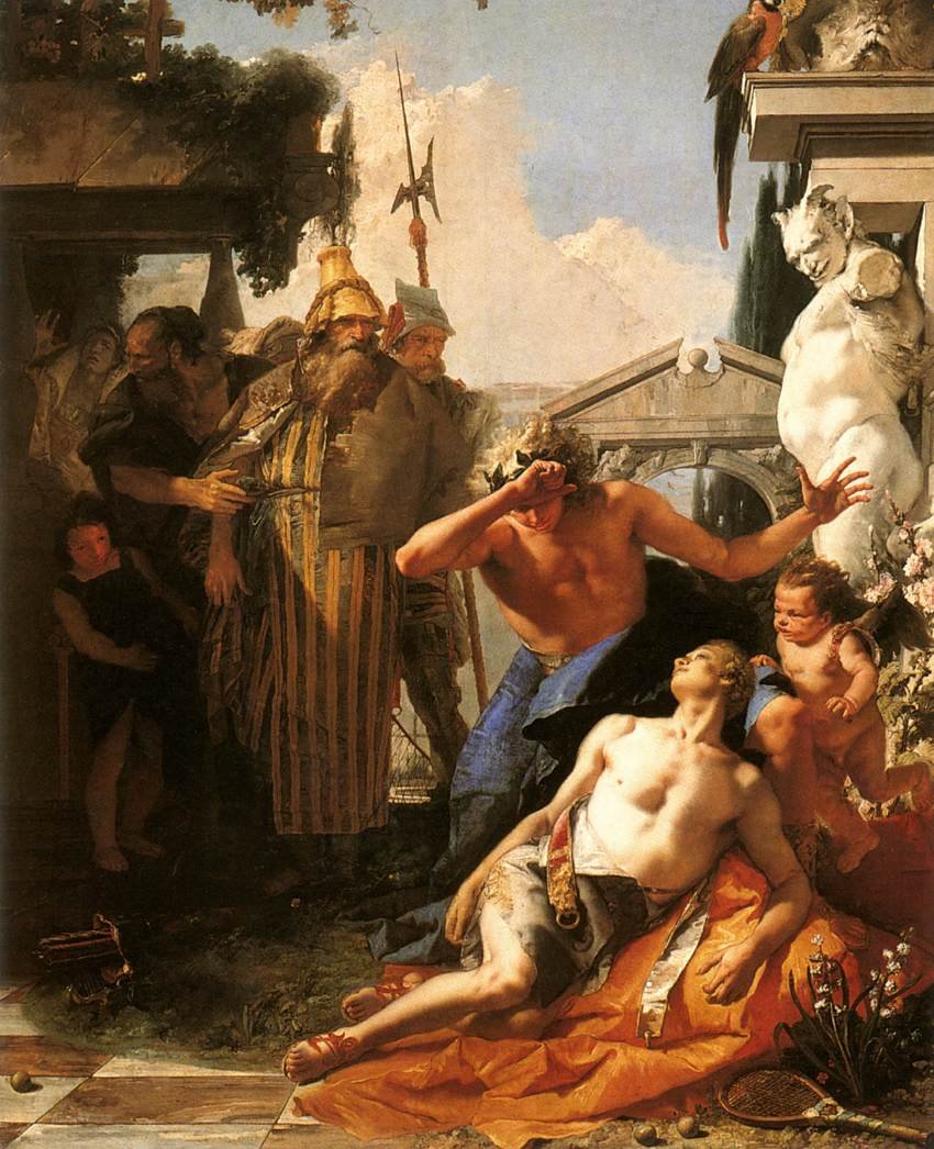A jácint halála alkotó: Giovanni Battista Tiepolo
