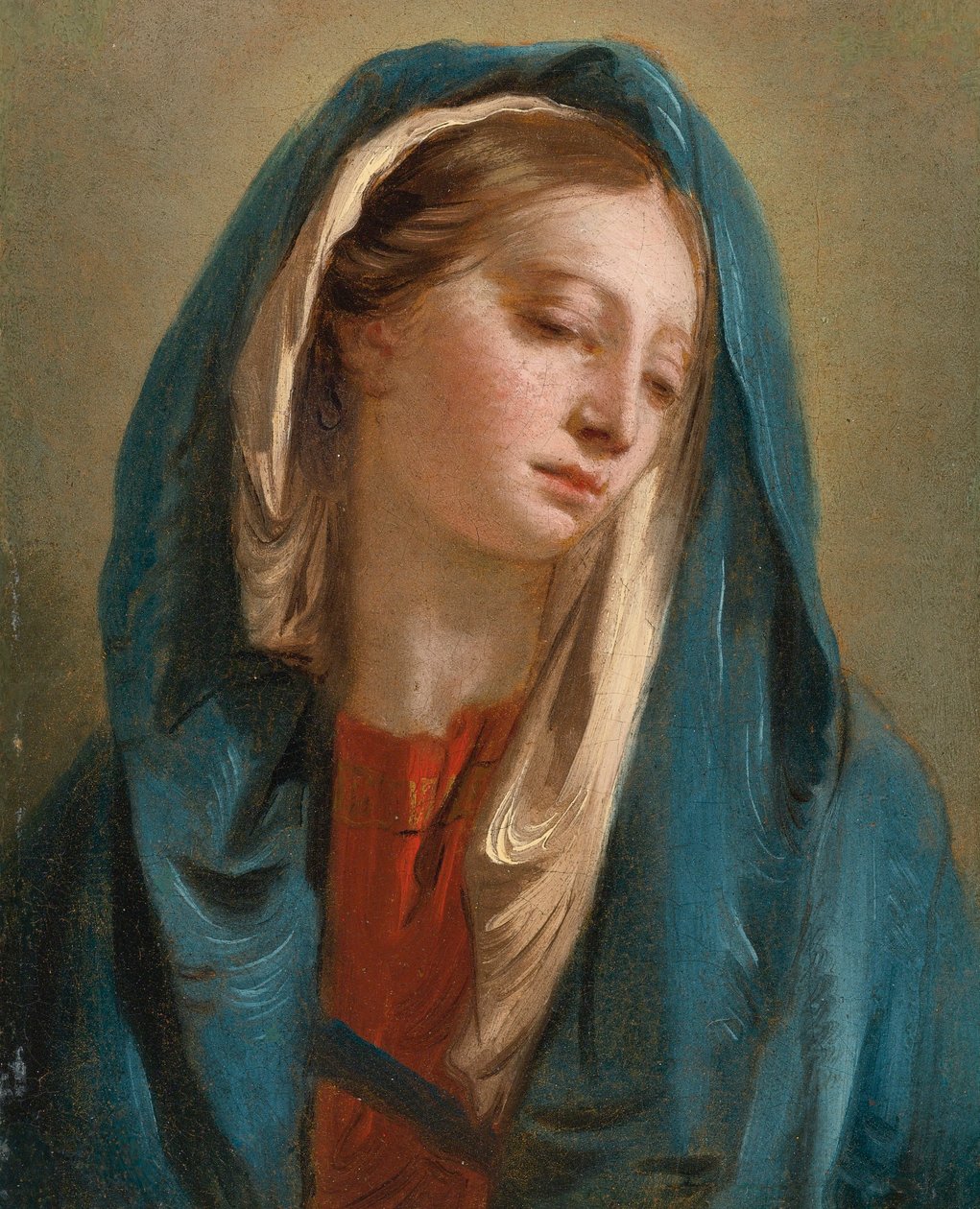 A madonna előre néz alkotó: Giovanni Battista Tiepolo