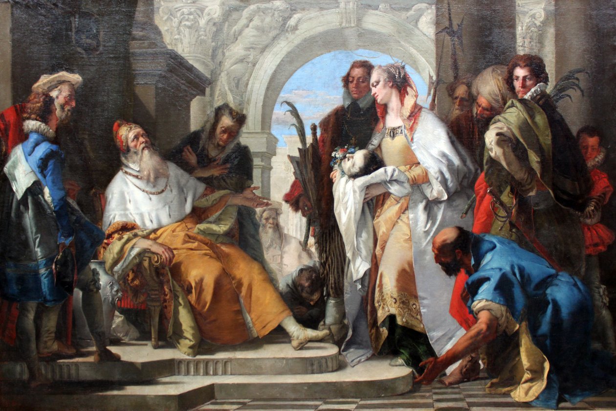 A Crotta család védőszentjei alkotó: Giovanni Battista Tiepolo