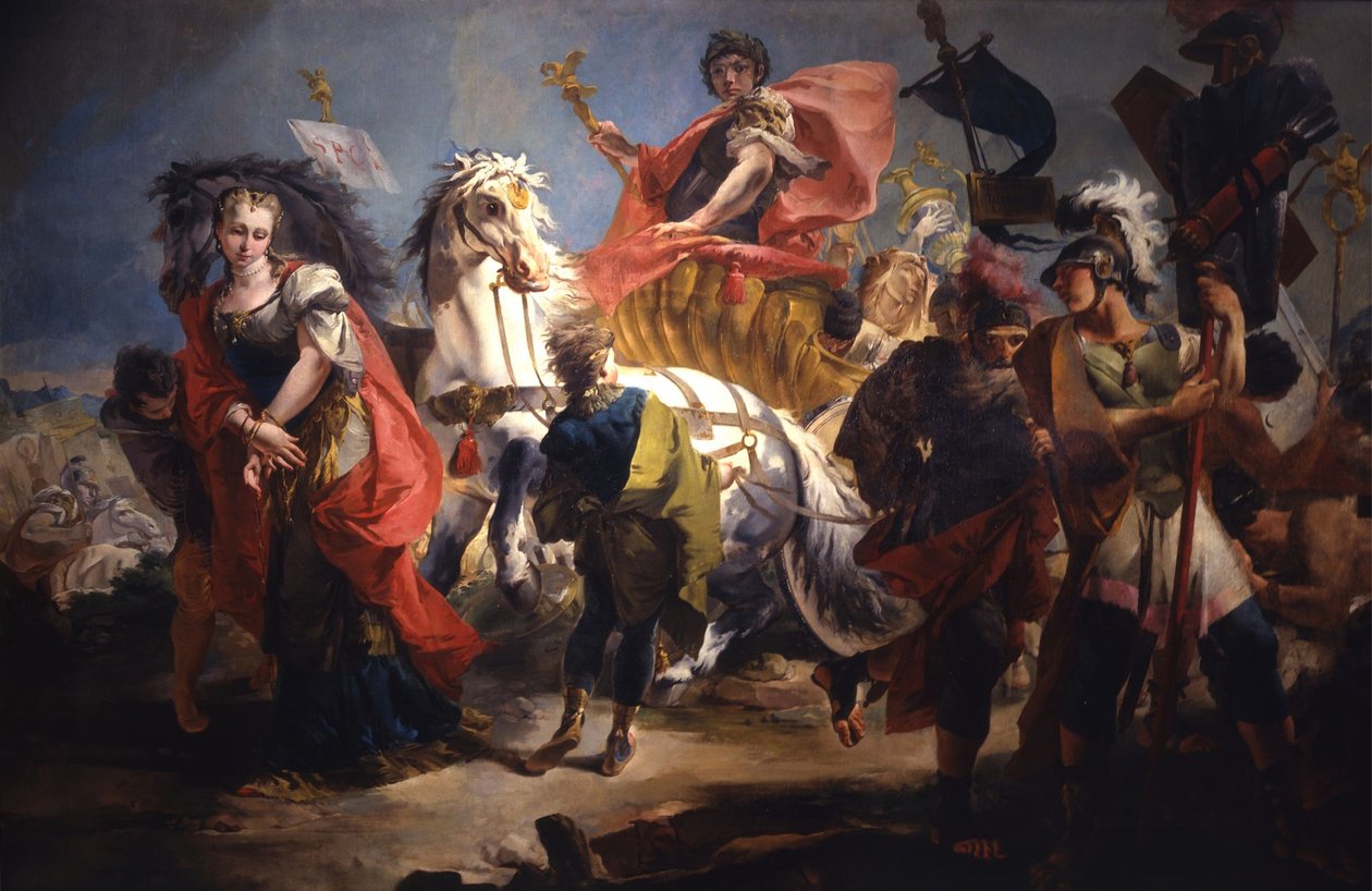 Aureliano diadala alkotó: Giovanni Battista Tiepolo