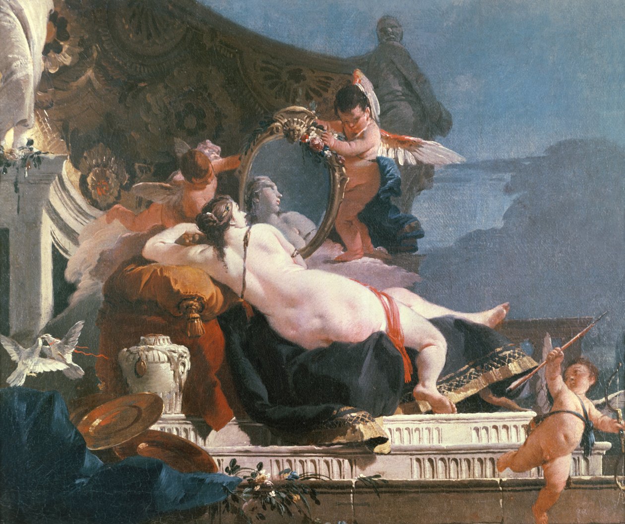 Vénusz tükörrel alkotó: Giovanni Battista Tiepolo