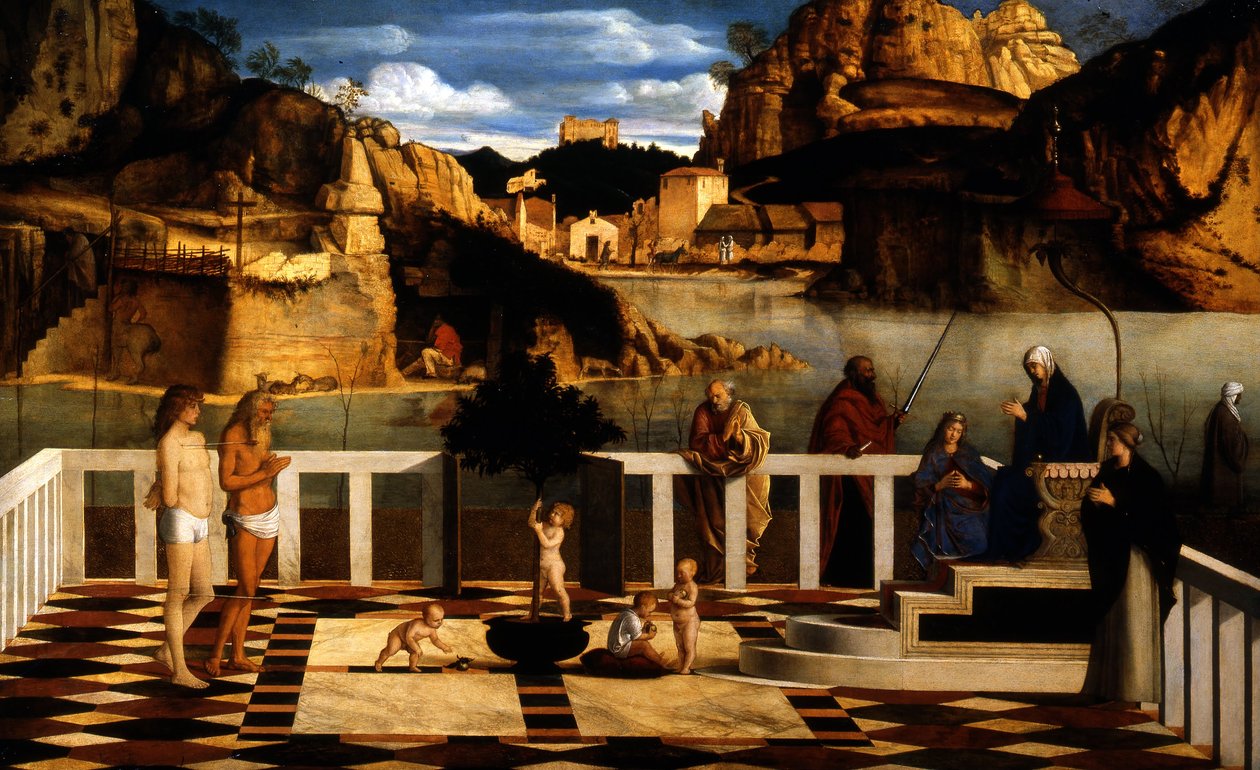 Szakrális allegória alkotó: Giovanni Bellini