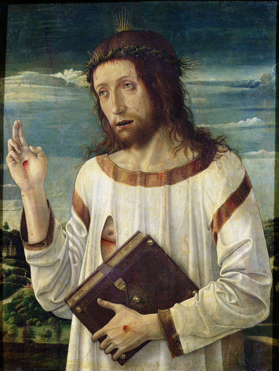 Krisztusi áldás alkotó: Giovanni Bellini