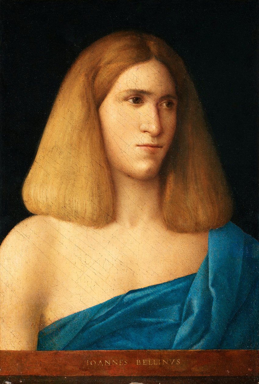 Egy fiatalember portréja alkotó: Giovanni Bellini