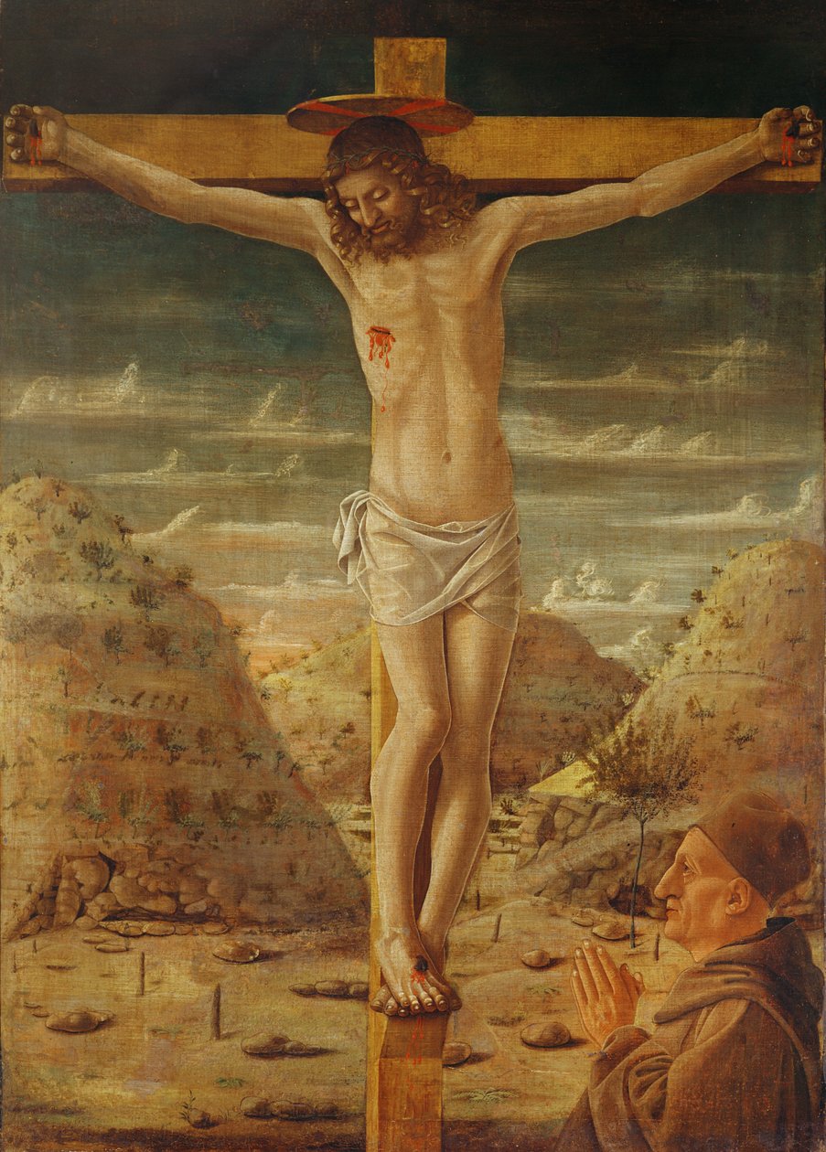 A keresztre feszítés alkotó: Giovanni Bellini