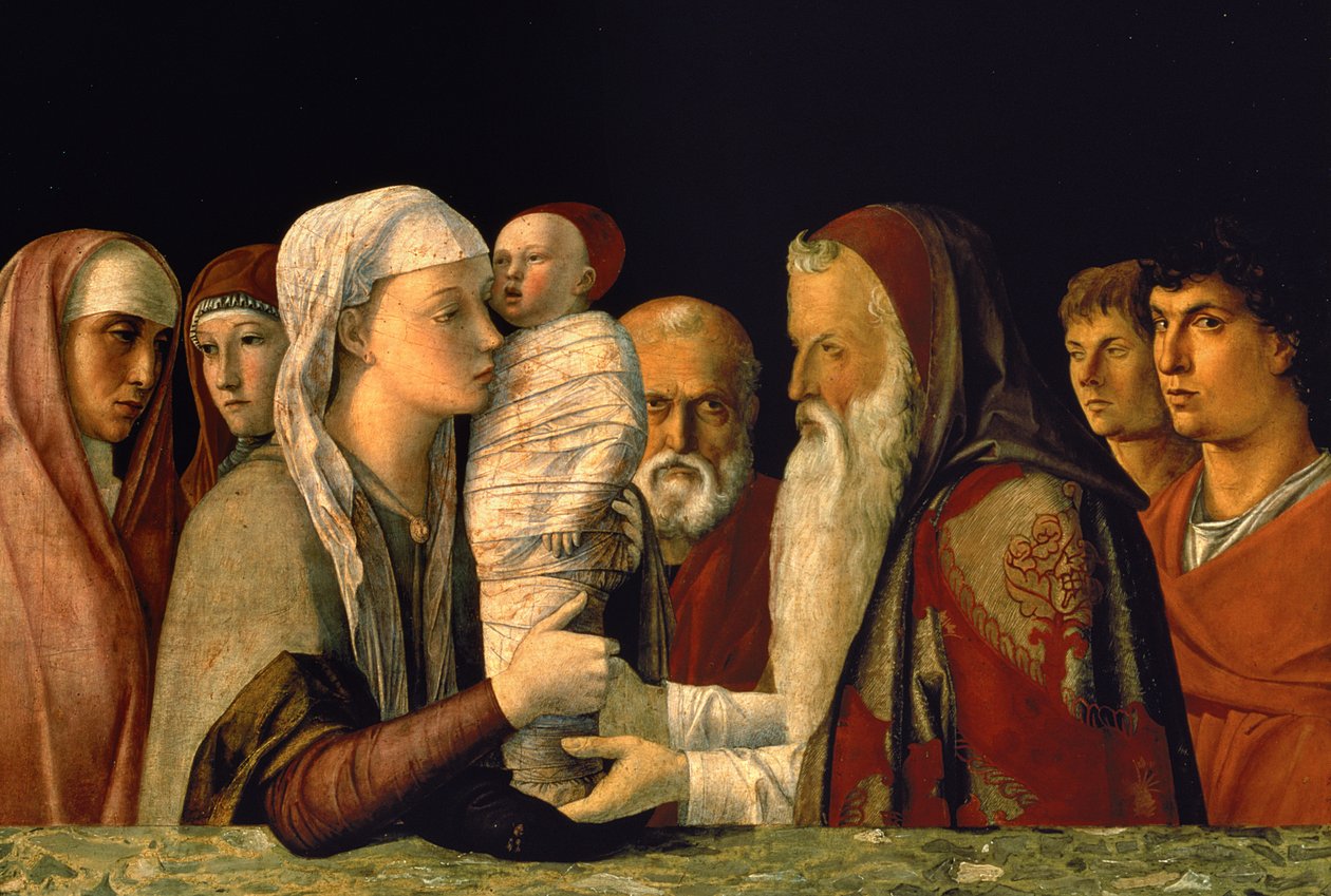 Jézus bemutatása a templomban alkotó: Giovanni Bellini
