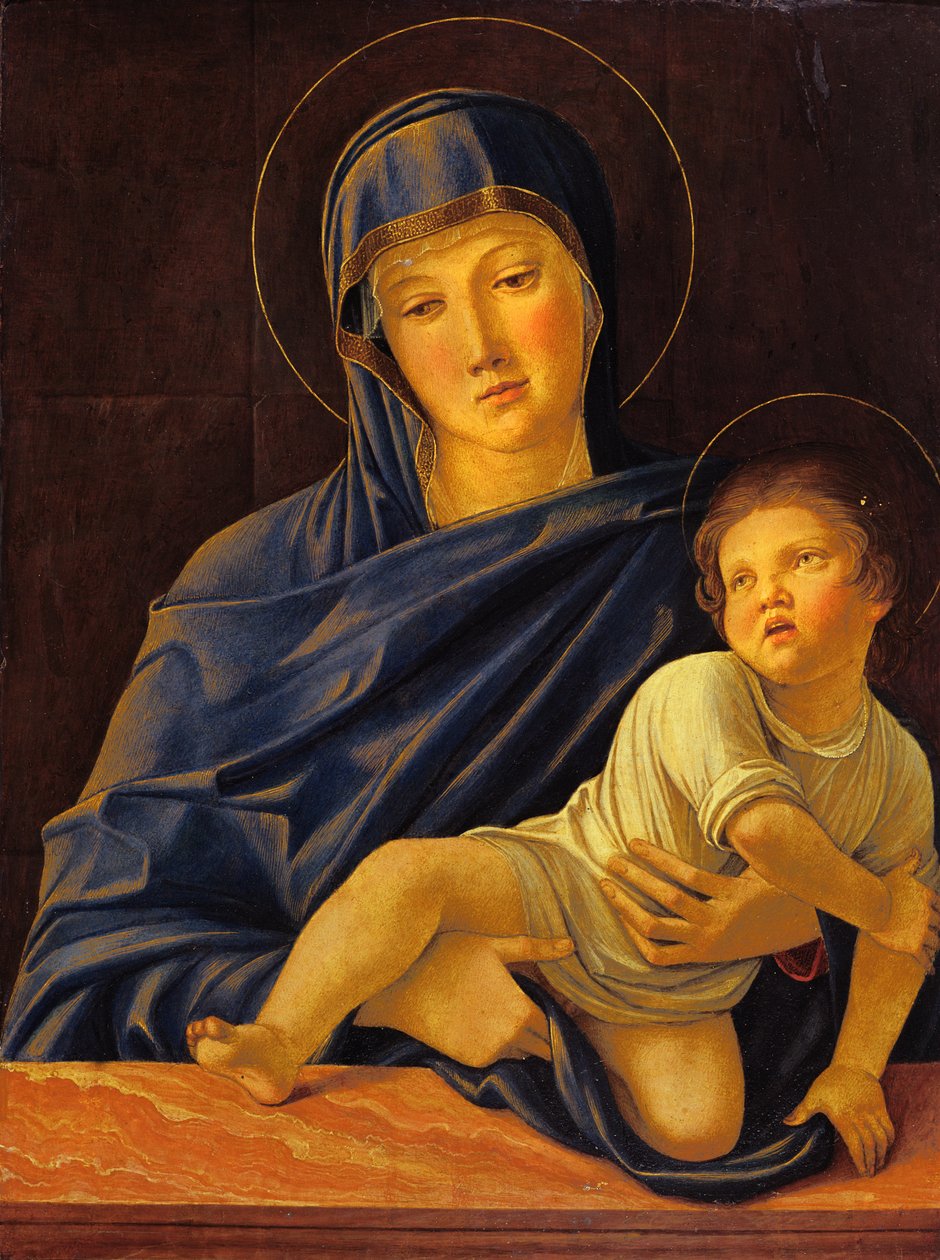 Szűz és gyermek, 1470-75 (tempera a panelen) alkotó: Giovanni Bellini