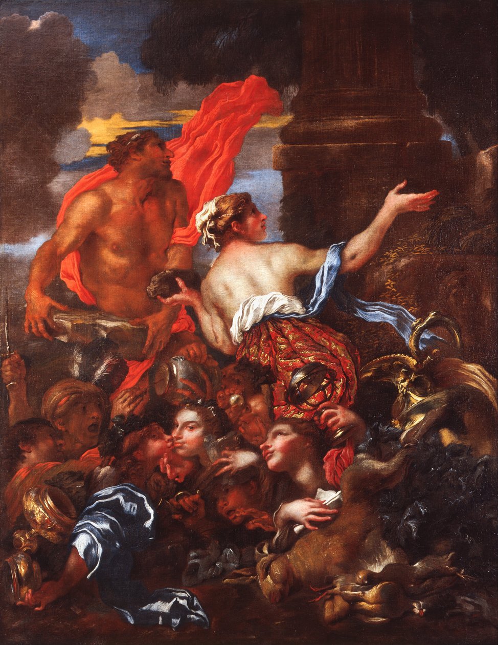 Deucalion és Pyrrha alkotó: Giovanni Benedetto Castiglione