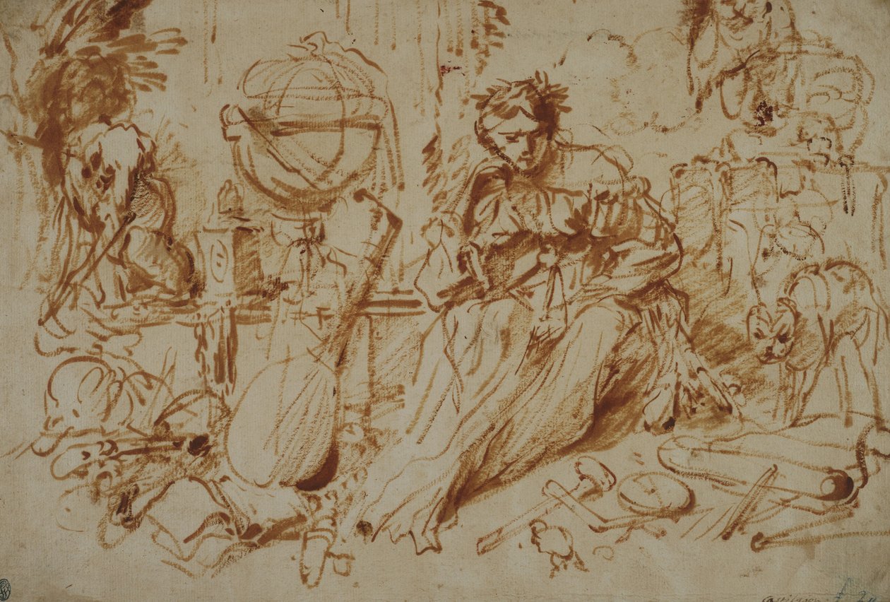 Melankólia alkotó: Giovanni Benedetto Castiglione