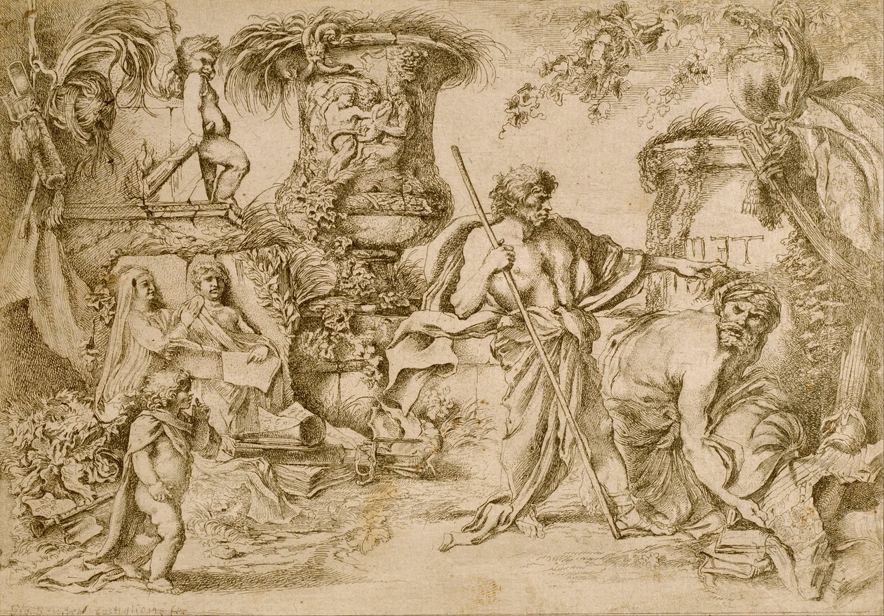 Időbeli örökkévalóság alkotó: Giovanni Benedetto Castiglione