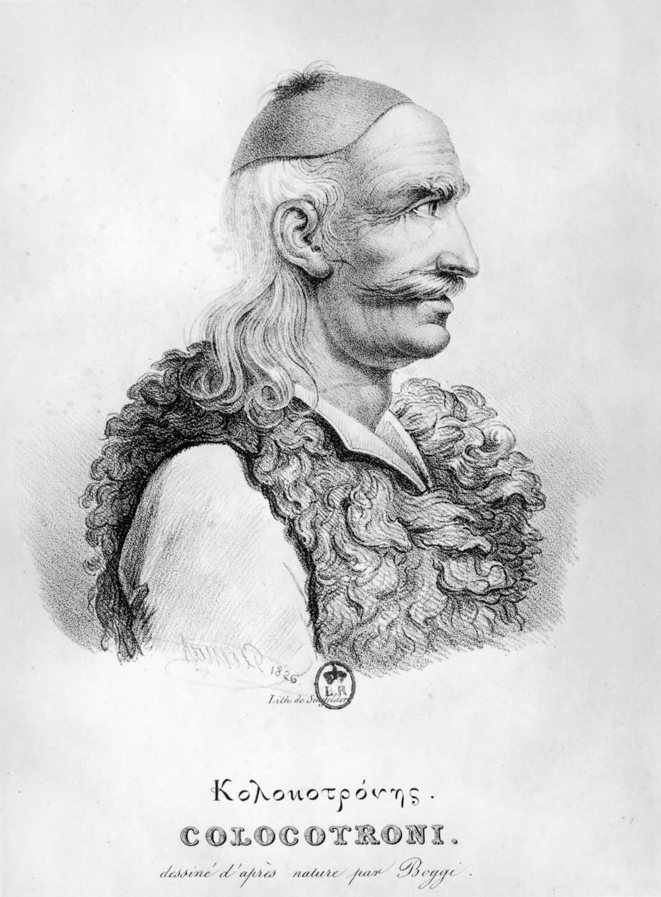 Theodore Kolokotronis (1770-1843) metszet: Alois Senefelder (1771-1834) 1826 alkotó: Giovanni Boggi