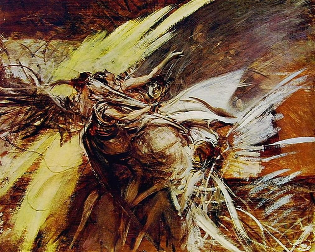 Angyalok.Polski: Bosszantó.Deutsch: Engel.n alkotó: Giovanni Boldini