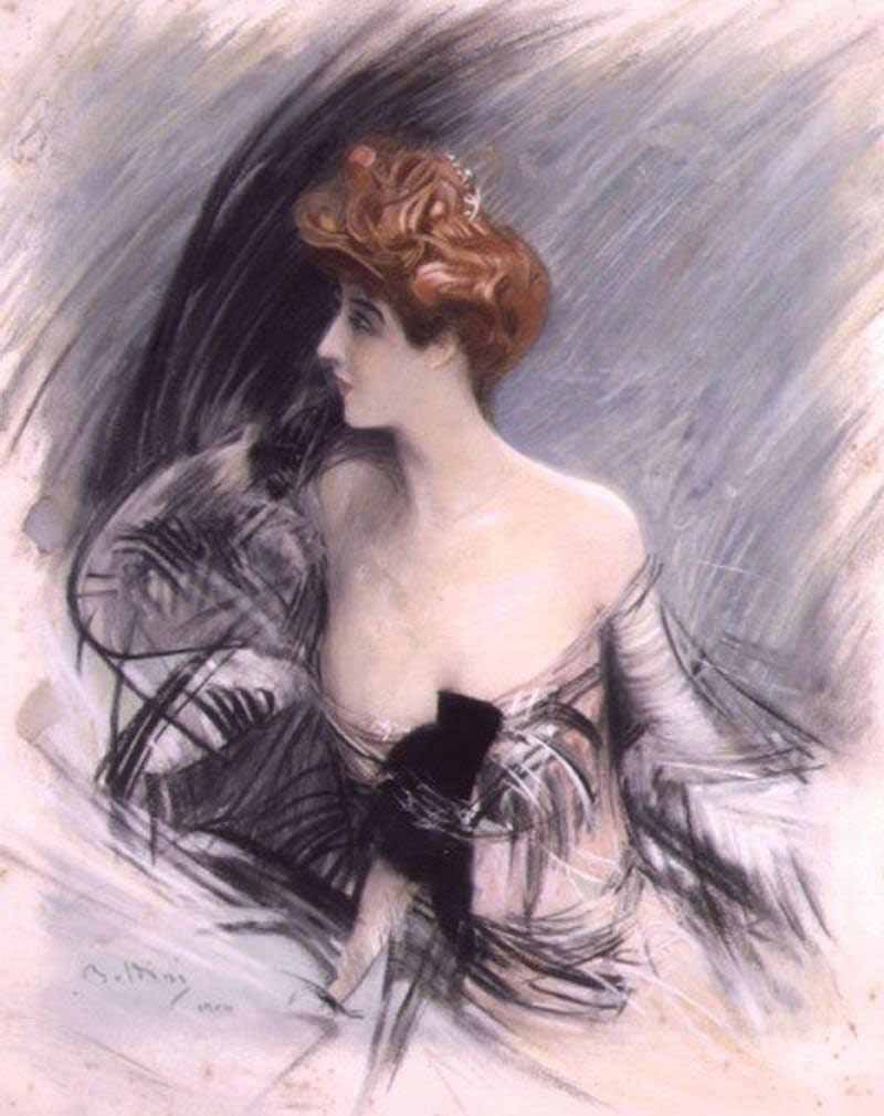 Sarah Bernhardt portréja? N alkotó: Giovanni Boldini