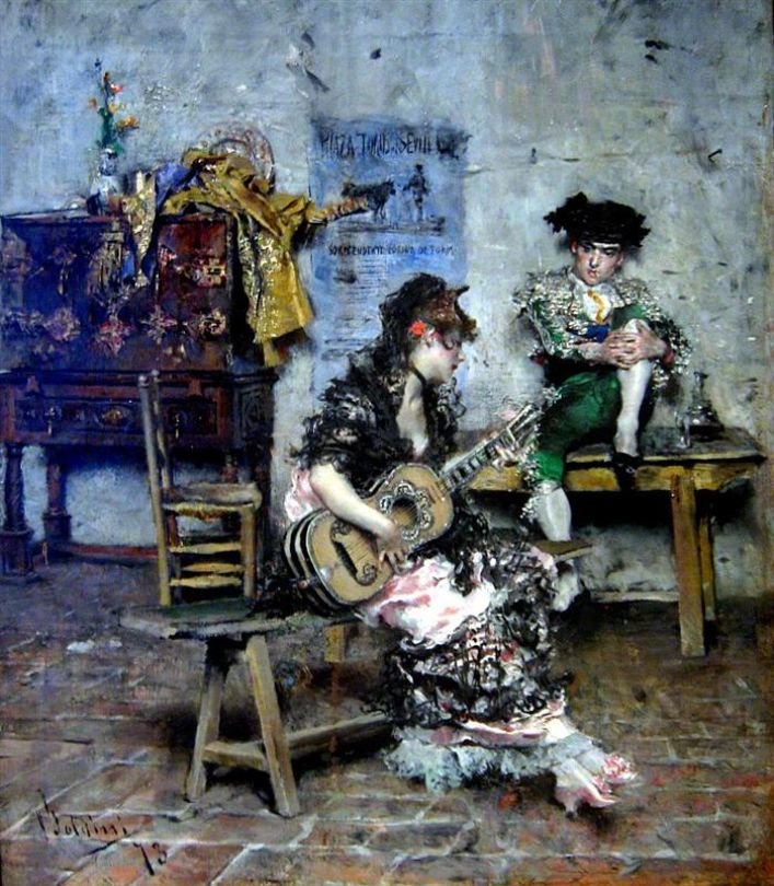 A gitárosok Német: A gitáros Polki: Gitarzystkan alkotó: Giovanni Boldini