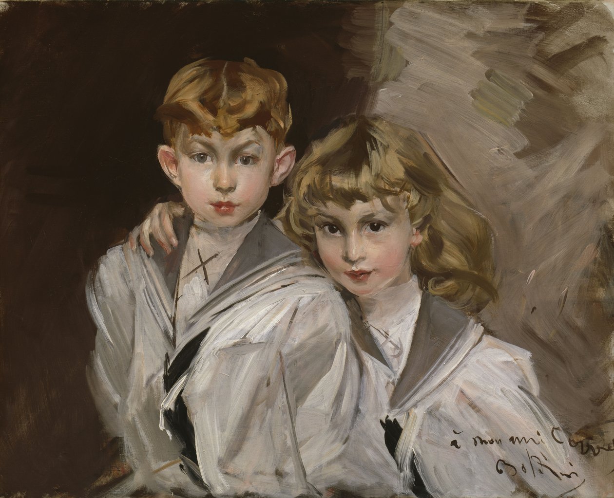 A két gyerek alkotó: Giovanni Boldini