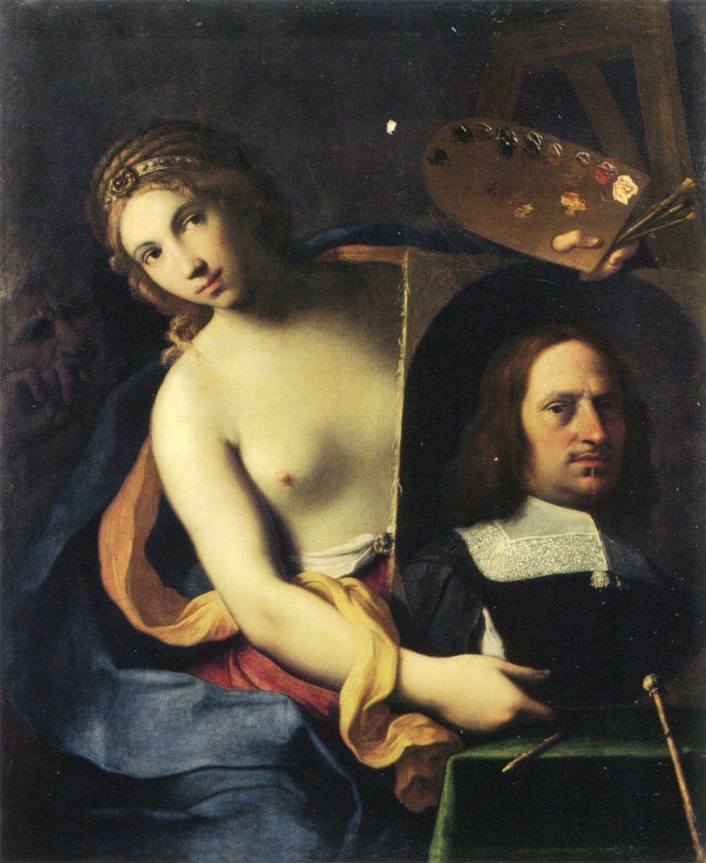 A festészet allegóriája alkotó: Giovanni Domenico Cerrini