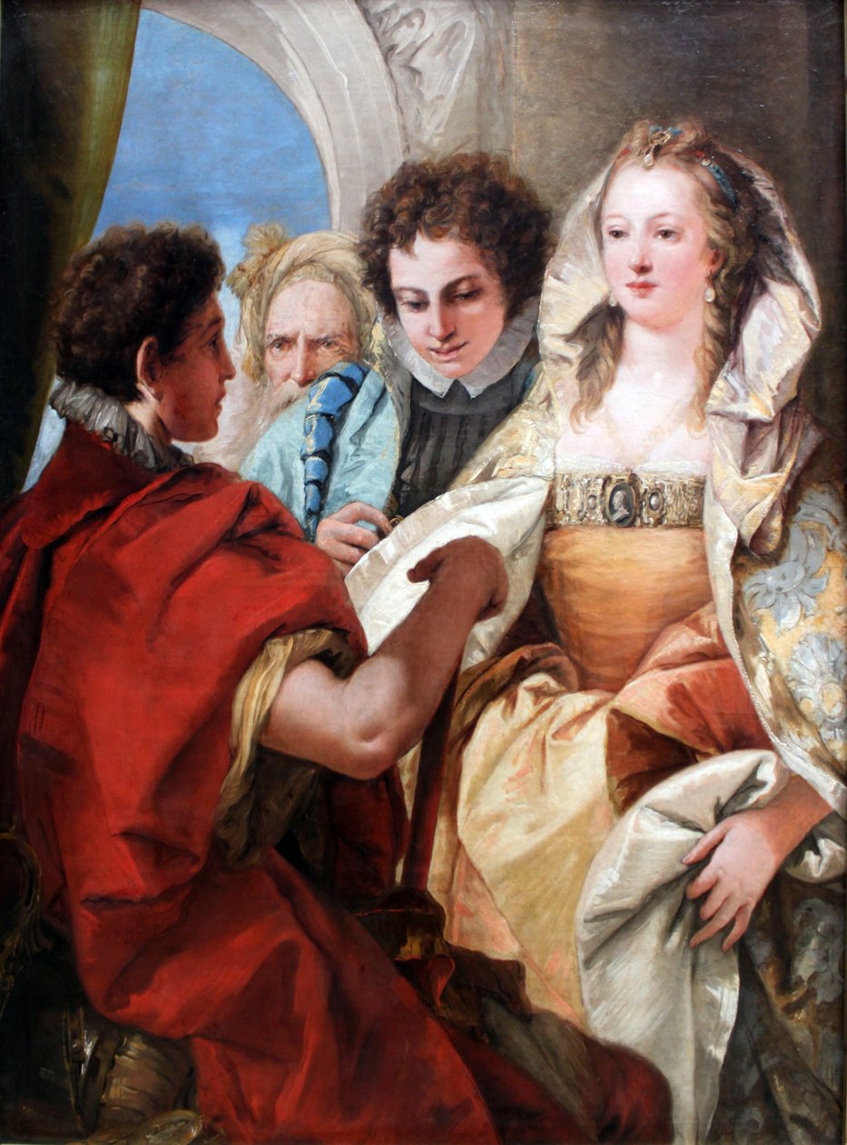 Scipio kontinenciája alkotó: Giovanni Domenico Tiepolo