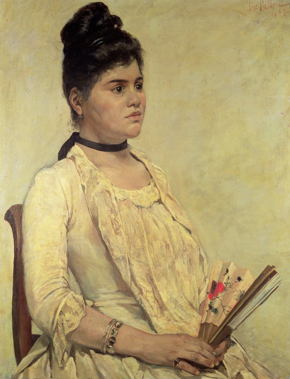 A mostohalány portréja, 1889 alkotó: Giovanni Fattori