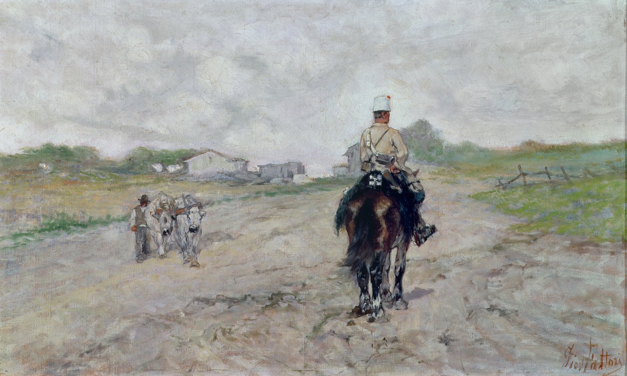A könnyűlovas alkotó: Giovanni Fattori