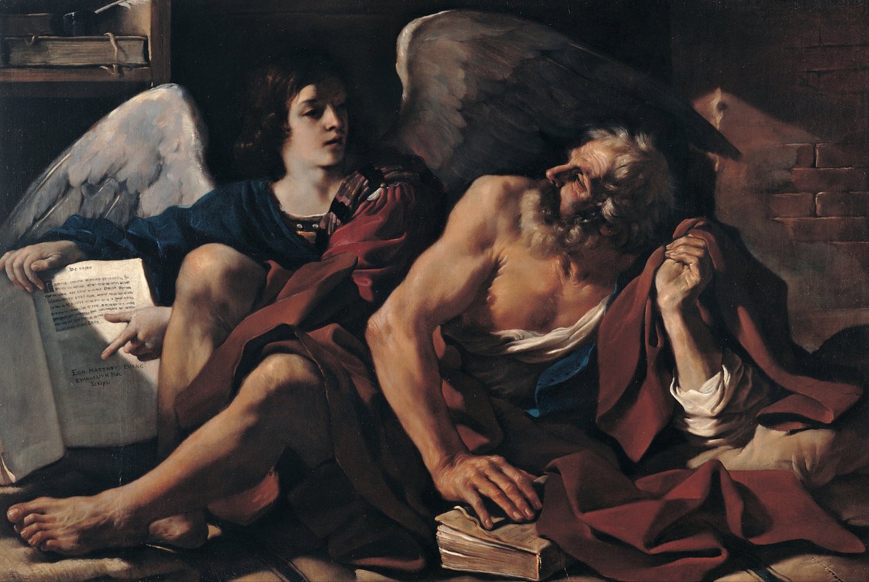 Szent Máté és az angyal alkotó: Giovanni Francesco Barbieri
