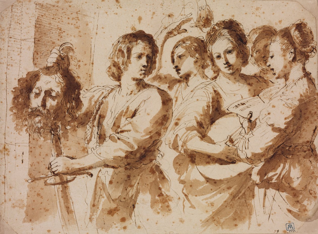 Dávid diadala alkotó: Giovanni Francesco Barbieri