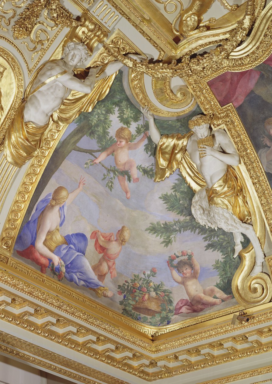 A tavasz allegóriája, 1655-58 (falfestmény) alkotó: Giovanni Francesco Romanelli